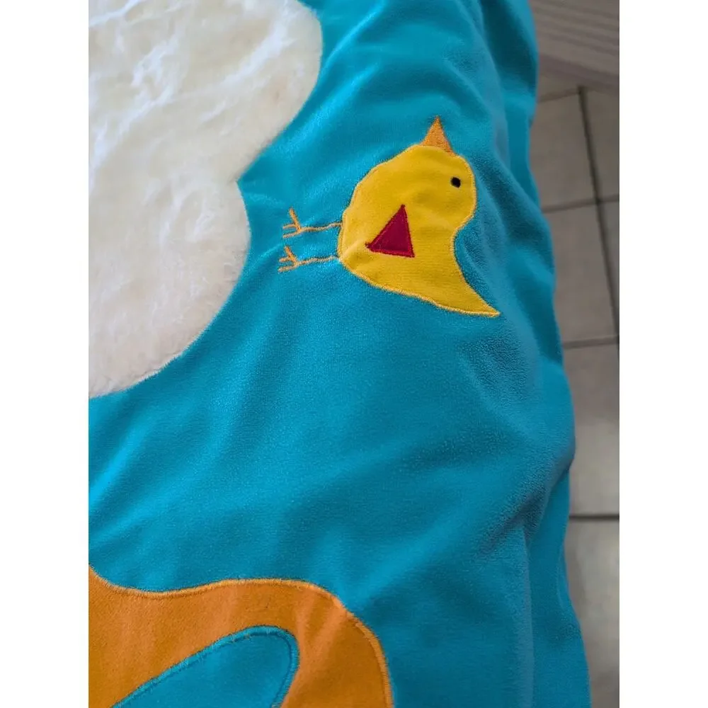 Ikea LEKA‎ Animal Plush 43.5 In X 45.5 Play Mat Tummy Blanket Activity Mat